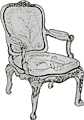 椅子四方山話　ルイ15世式のアームチェア