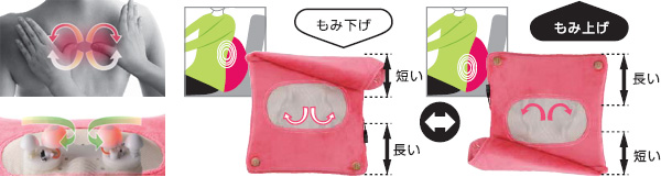 コンパクトなのにもみ心地は本格派