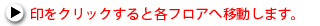 印をクリックすると各フロア移動します。