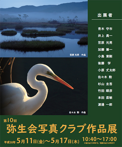 第10回 弥生会写真クラブ 作品展