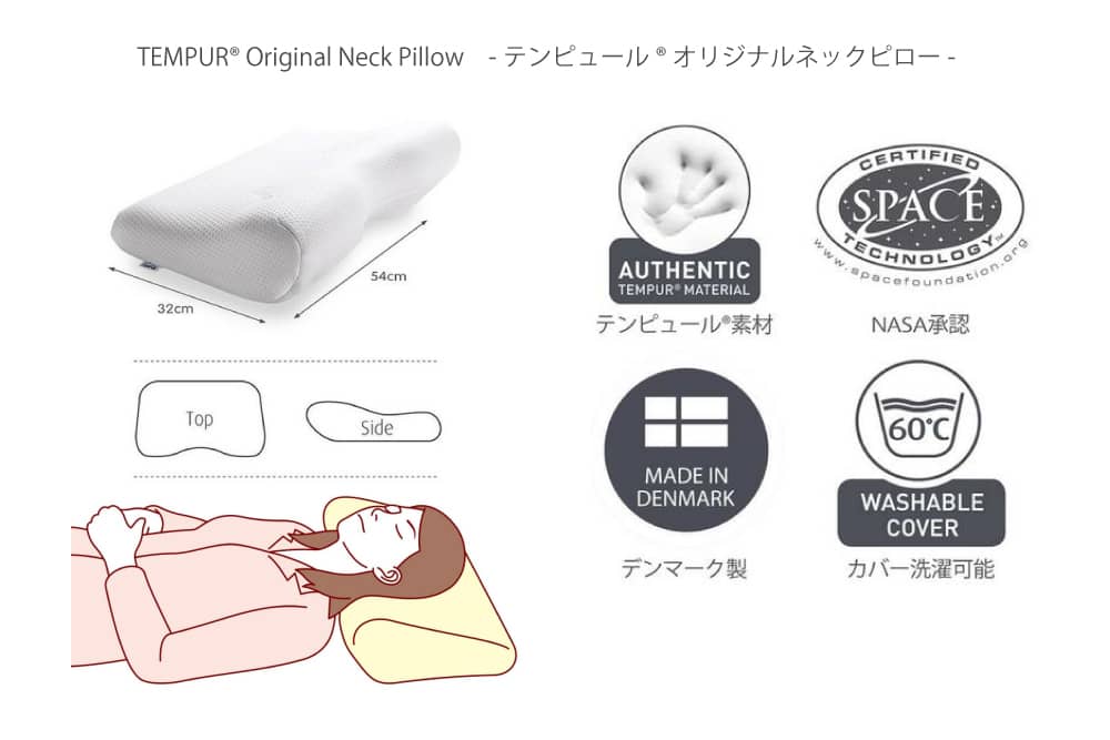 TEMPUR® Millennium Neck Pillow　-テンピュール®ミレニアムネックピロー-