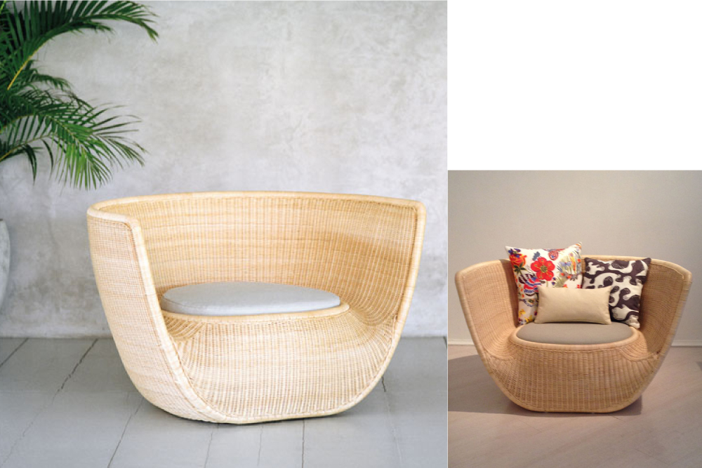 Fruit Bowl Sofa フルーツボール ラタンソファ CL-100