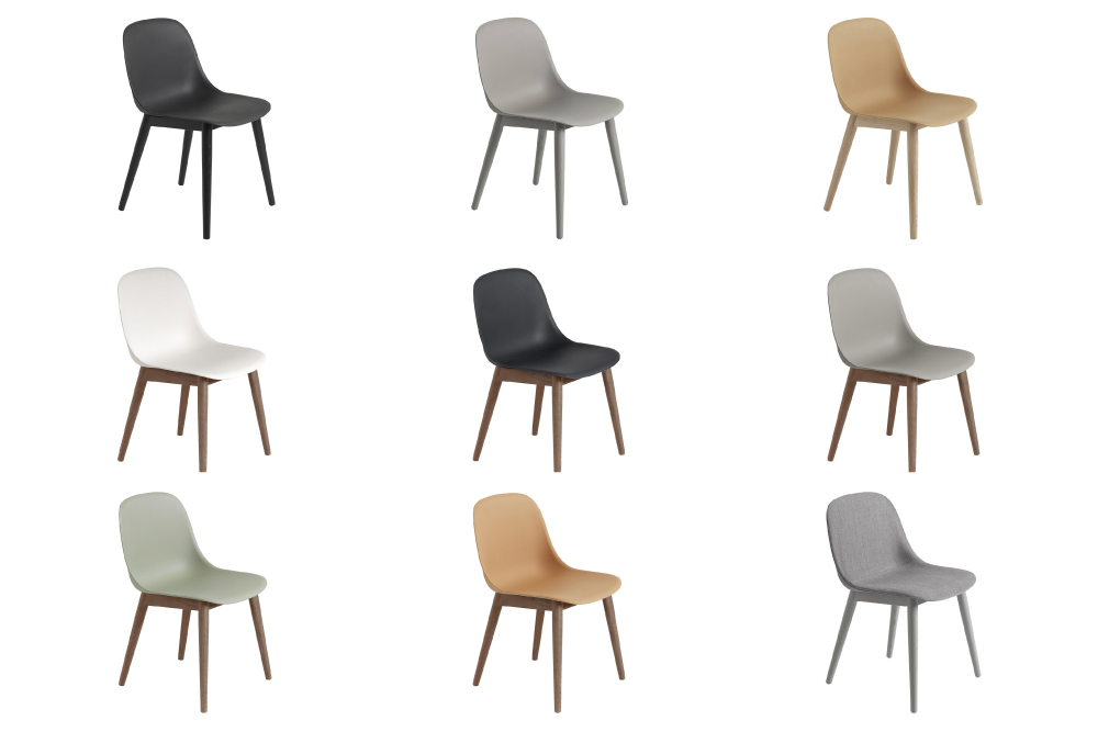 FIBER SIDE CHAIR ファイバーサイドチェア ウッドベース