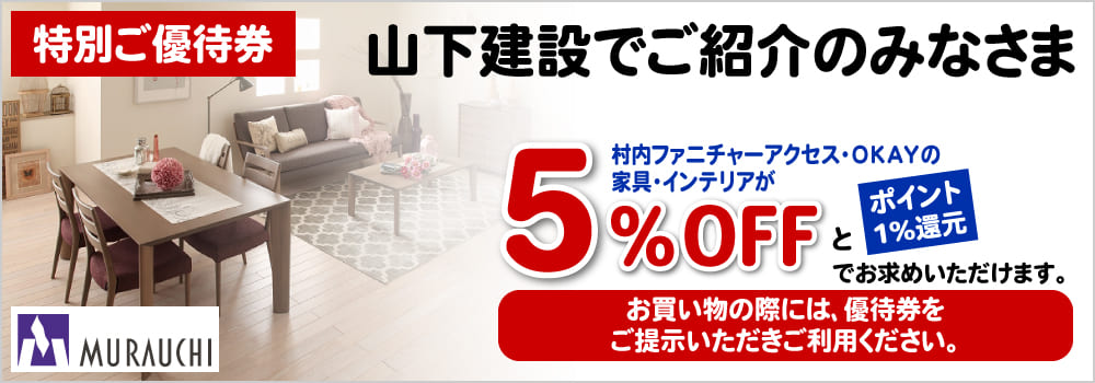 山下建設ご優待券