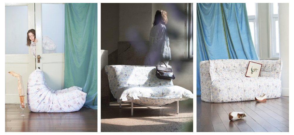 【ligne roset】ドリームベッド×リーンロゼ 提携45周年記念生地「KAKEHASHI」